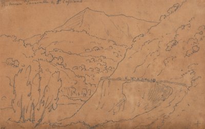 Zwischen Tavernelle und San Casciano von John Robert Cozens
